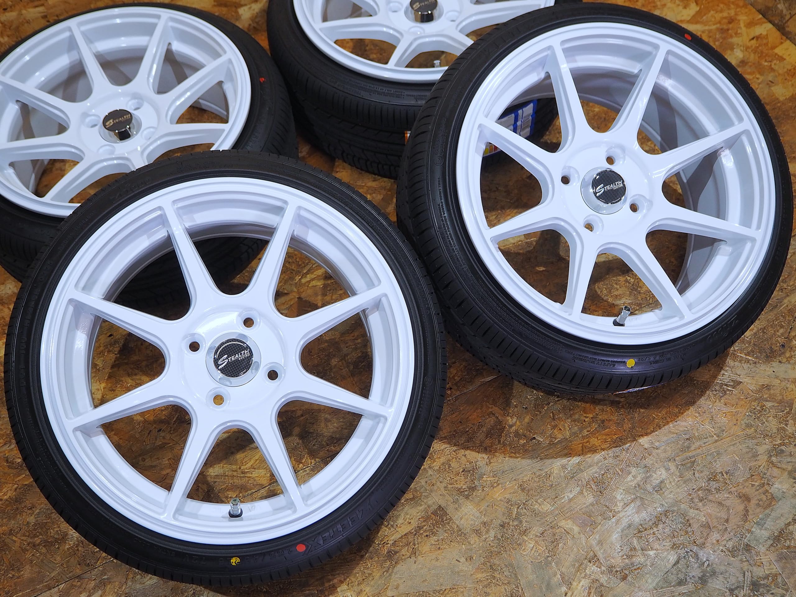 Amazon | 165/45R15 7.0J+30 4H100 タイヤホイールセット 1台分